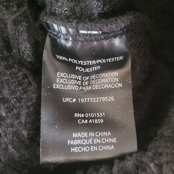 Disney Nightmare Before Christmas Women's Black Jack Skellington Fleece Pullover - Picture 9 of 13